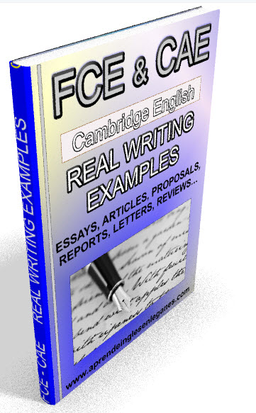 FCE CAE Real Writing Examples