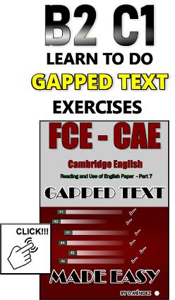 B2 C1 Gapped Text