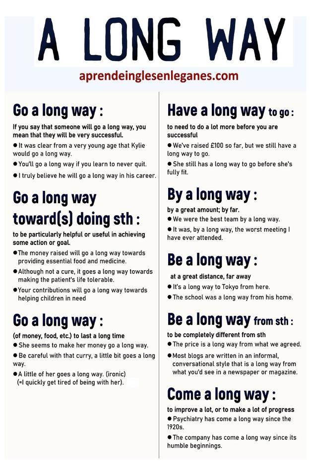 A long Way - C1 C2 Phrases