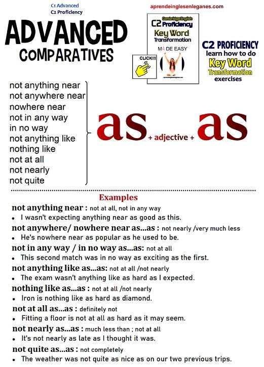 advanced comparatives 