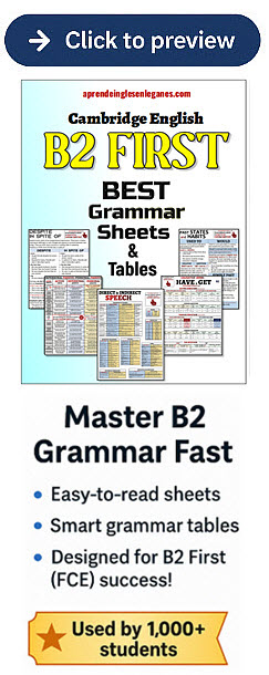 B2 First Grammar