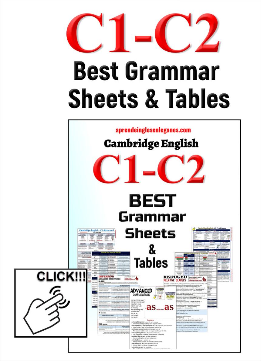 C1 and C2 grammar