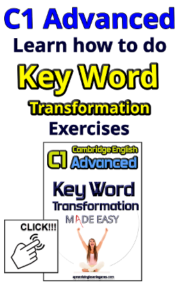 key word transformations C1 Advanced