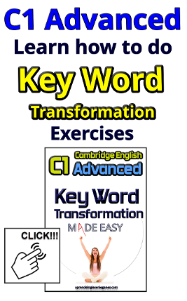 c1 advanced - key word transformation