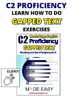 C2 Proficiency - Gapped Text