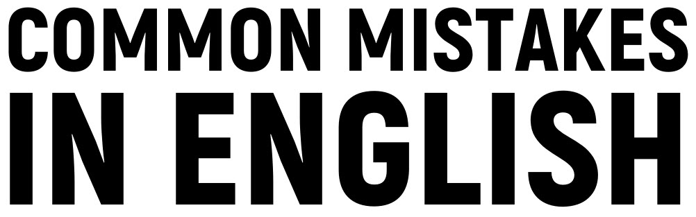 Common Mistakes in English
