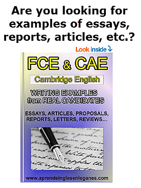 Writing examples - FCE and CAE