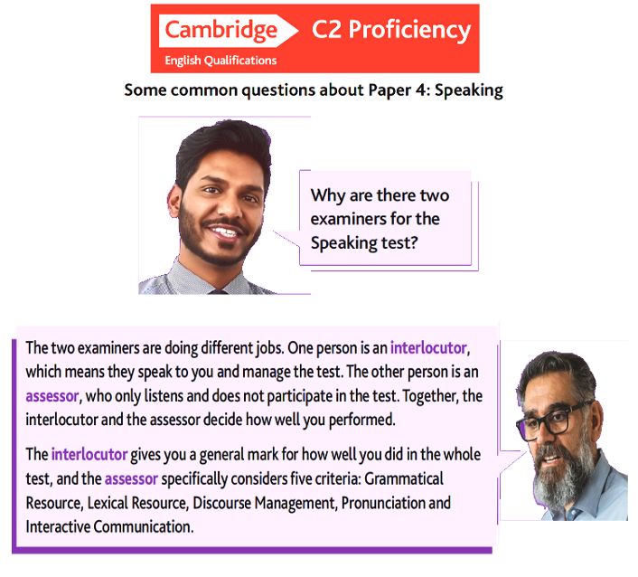 C2 Proficiency - Speaking test - common questions