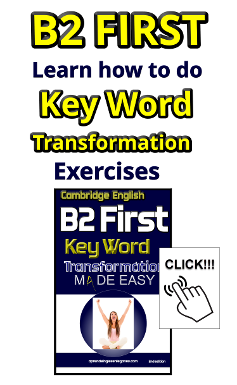 FCE KEY WORD TRANSFORMATION