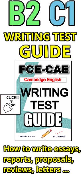 writing test guide fce cae