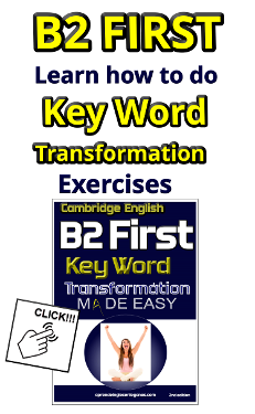 FCE key word transformation 