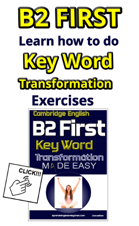 FCE Key Word Transformation