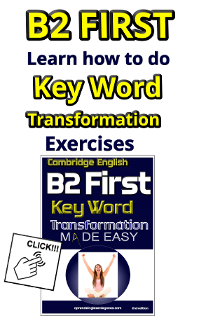 b2 first key word transformation