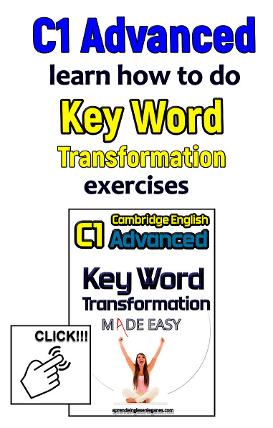 c1 advanced key word transformation