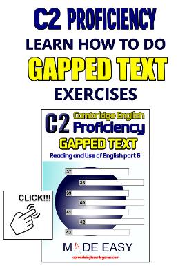 C2 Gapped Text Made Easy