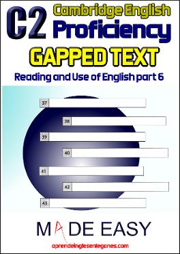 C2 Proficiency Gapped Text