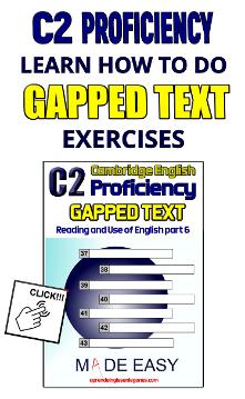 c2 proficiency gapped text