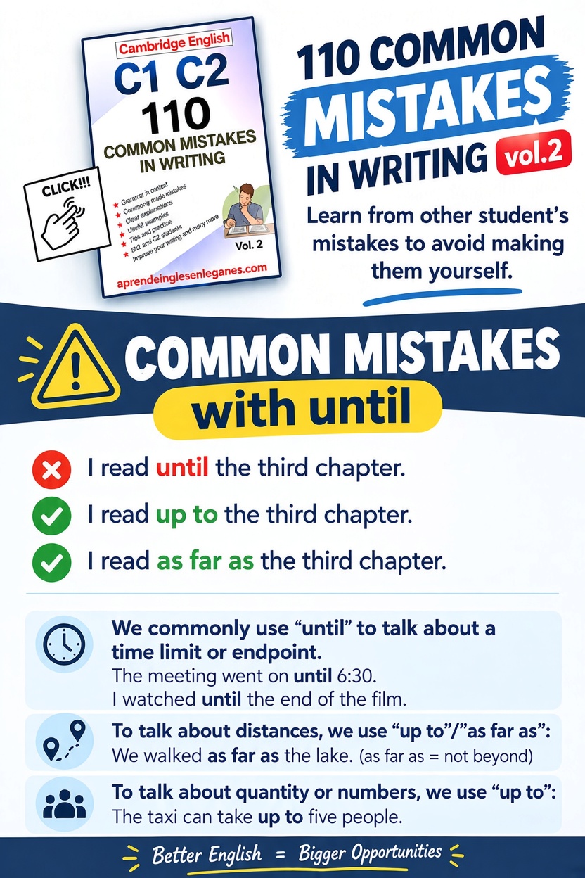 Common mistakes with until