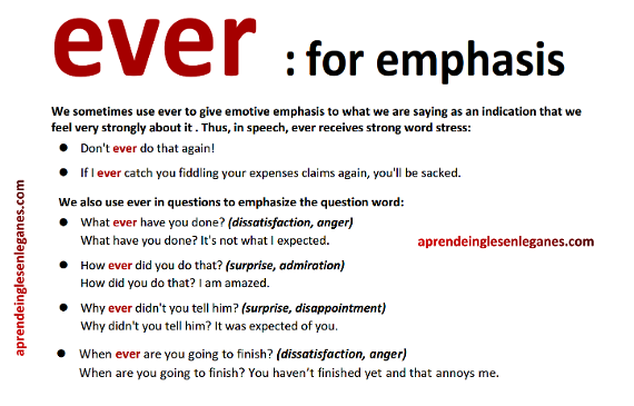 ever for emphasis
