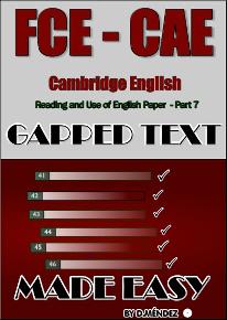 fce cae gapped text