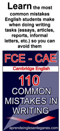 110 common mistakes in English