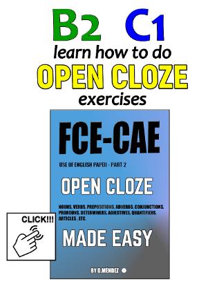Open Cloze - Use of English part 2