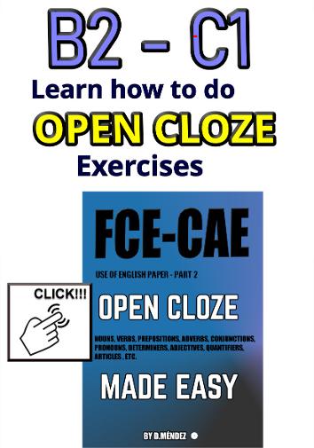 Open Cloze FCE CAE