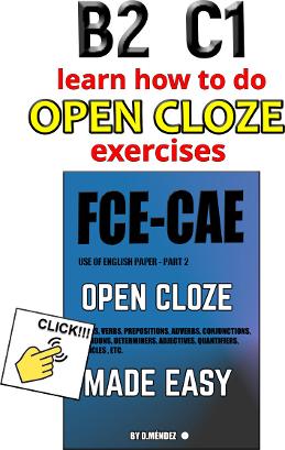 FCE CAE Open Cloze