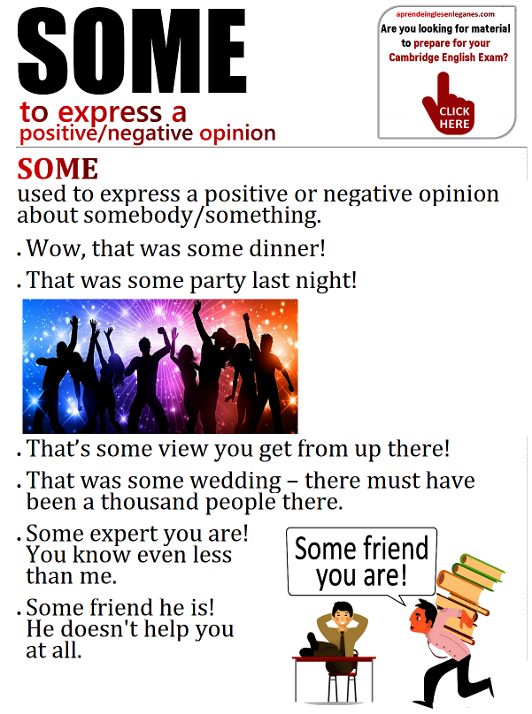some expressing a positive or negative opinion