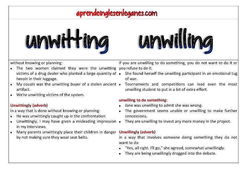 commonly confused words