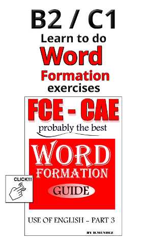FCE CAE Word Formation