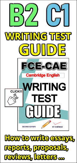 B2 C1 writing test