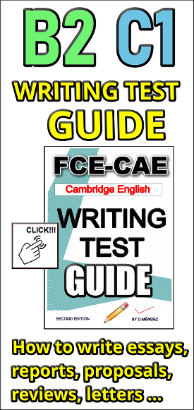 FCE CAE Writing test guide